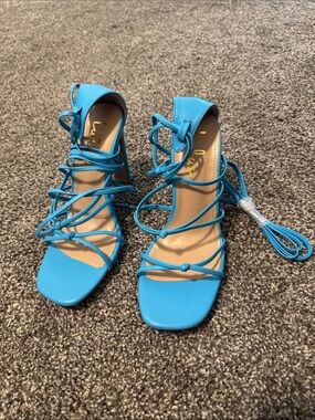 Lulu's Lace-Up Heels